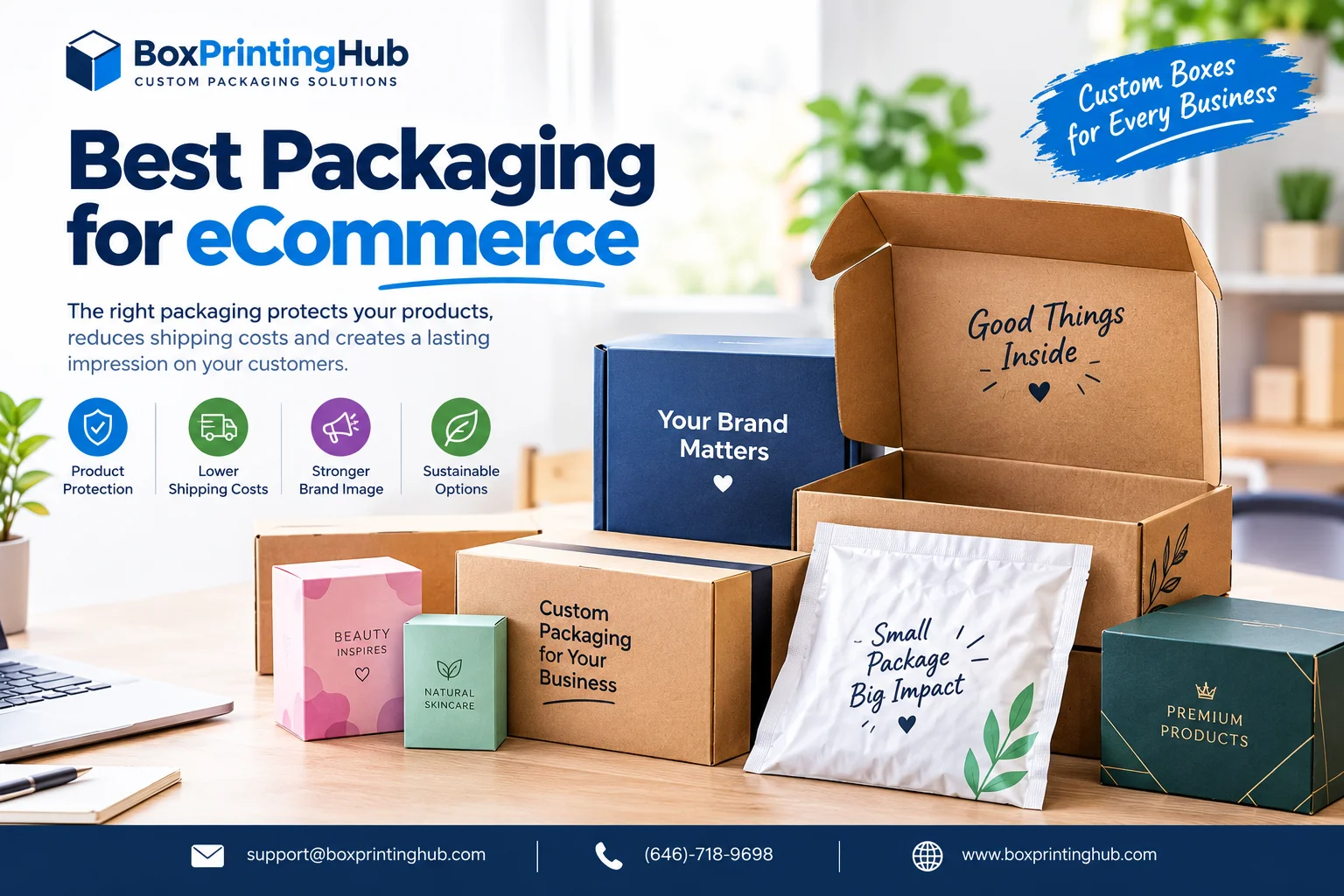 Custom Packaging for Small Businesses with Branded Boxes and Professional Packaging Designs