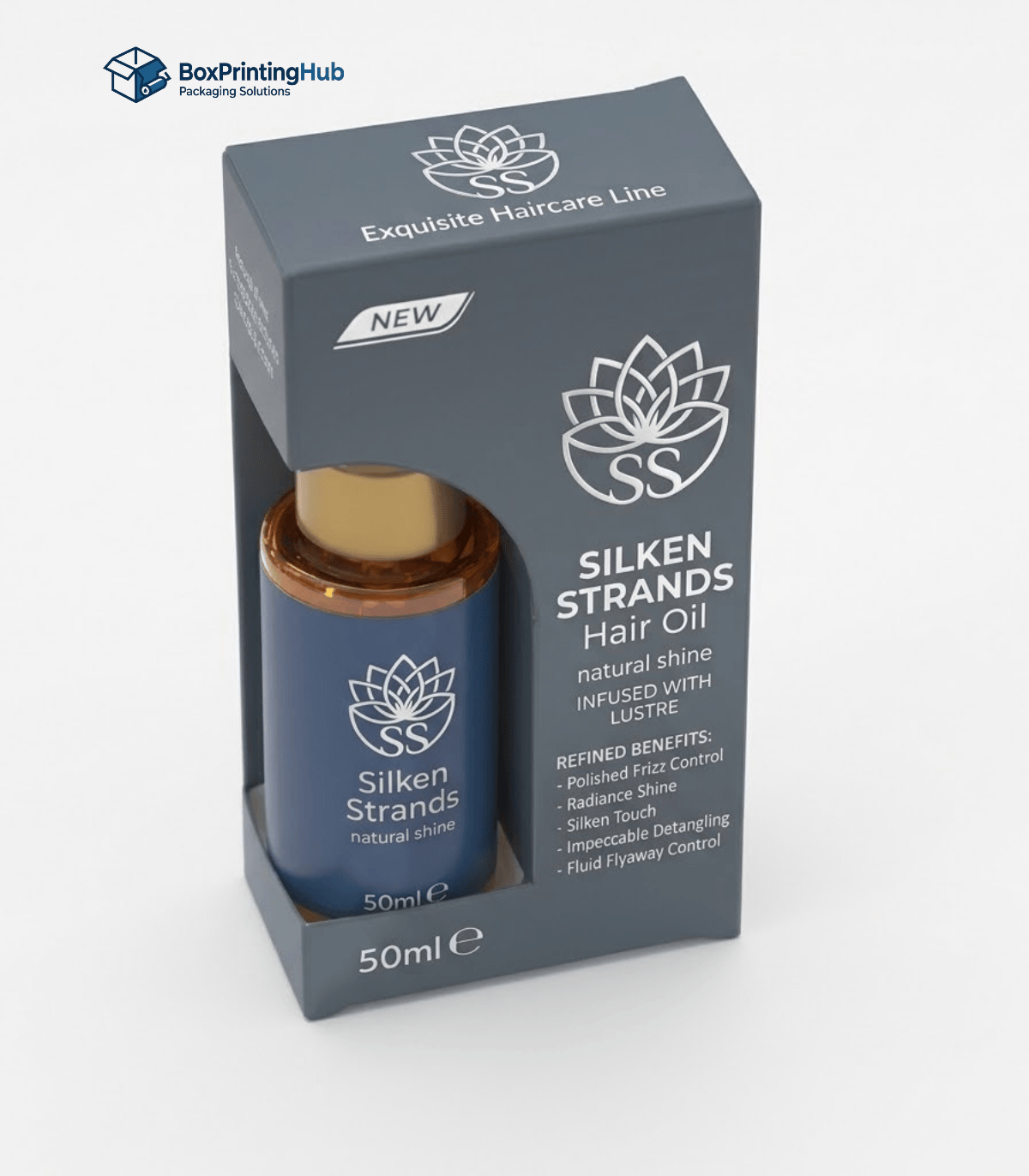 Custom Hair Oil Boxes