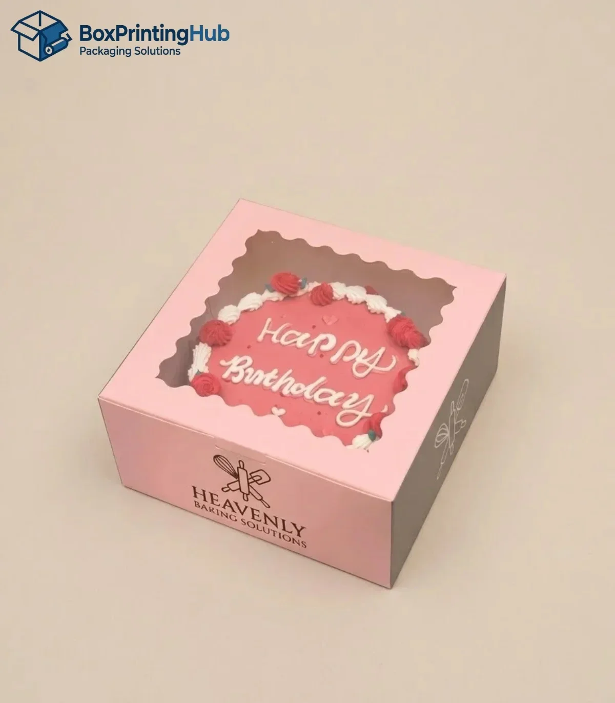 Custom Cake Boxes with Printed Designs for Bakeries and Special Occasions | Box Printing Hub