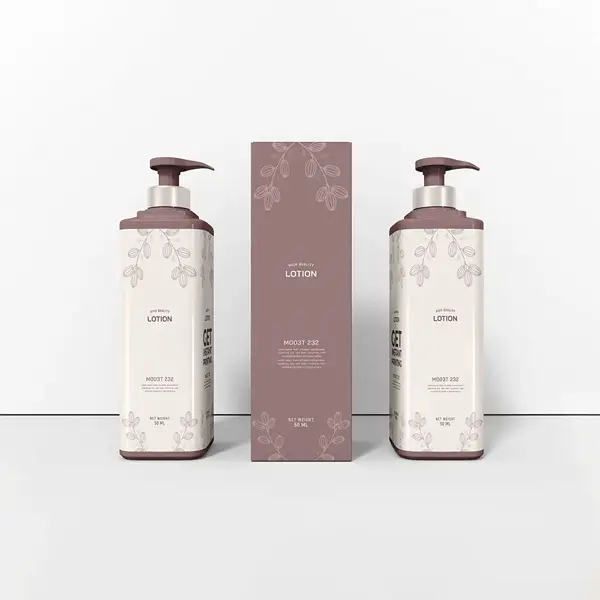 Custom lotion boxes with premium printing, durable packaging materials, and branded skincare packaging for retail display.