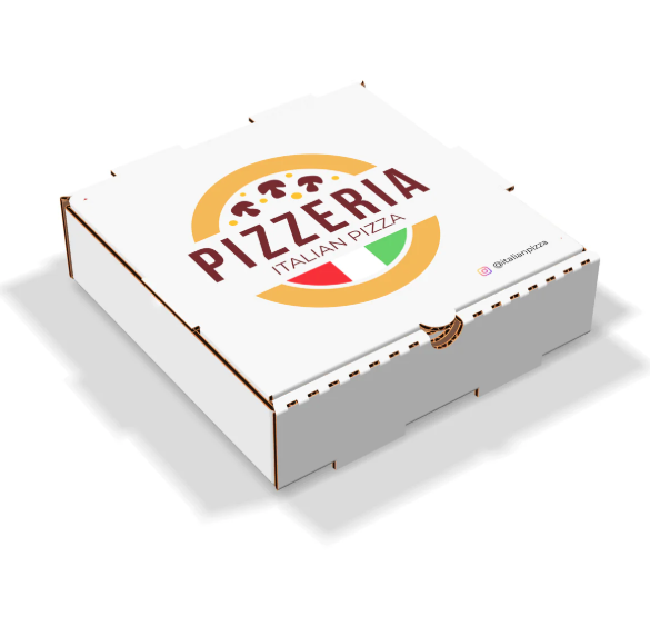 Custom Pizza Boxes with Logo Printing for Restaurants and Pizzerias in the USA and UK